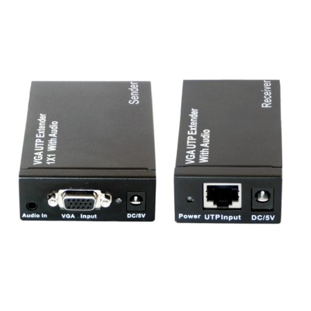 GBC 59.6642.05 ESTENSORE VGA SU CAVO ETHERNET FINO A 300MT CON AUDIO